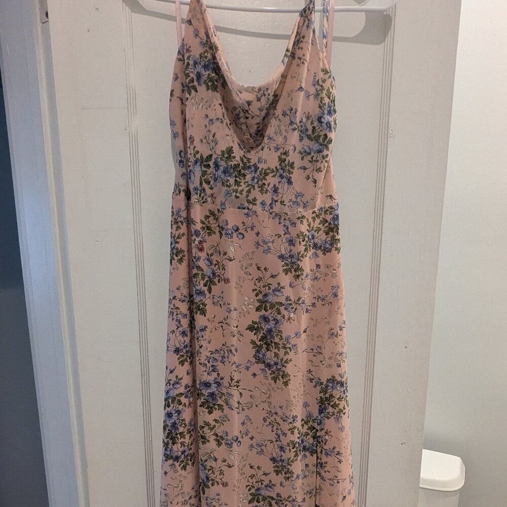 Vow'd bridesmaid dress pink florals